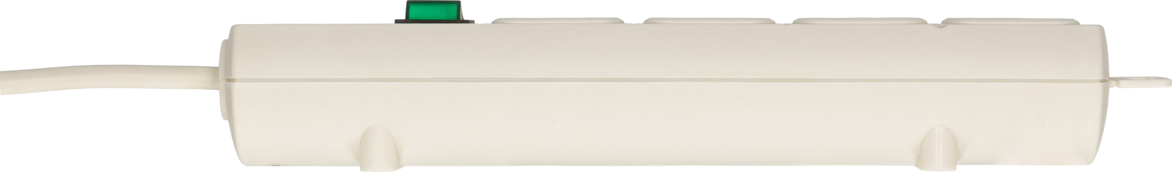 Regleta Comfort-Line Plus con pestañas enchufes 4 blanco 2m H05VV-F 3G1,5