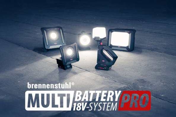 brennenstuhl® Multi Battery 18V System Pro: evolución de la tecnología multibatería
