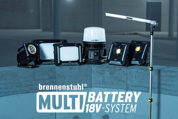 Nuevas marcas de herramientas eléctricas en el Brennenstuhl Multi Battery 18V System