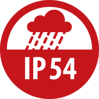 A prueba de polvo y salpicaduras