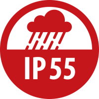 Protección contra el polvo y los chorros de agua