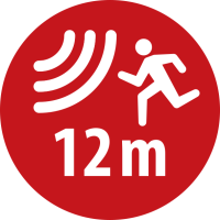 Alcance del detector de movimiento