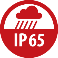 Hermético al polvo y protegido contra chorros de agua